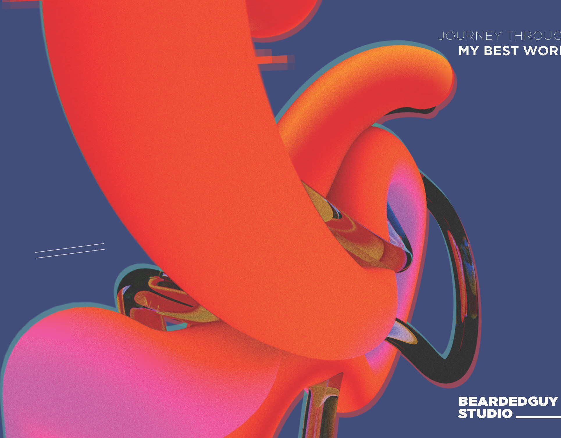 Journey through my best work Folio Book